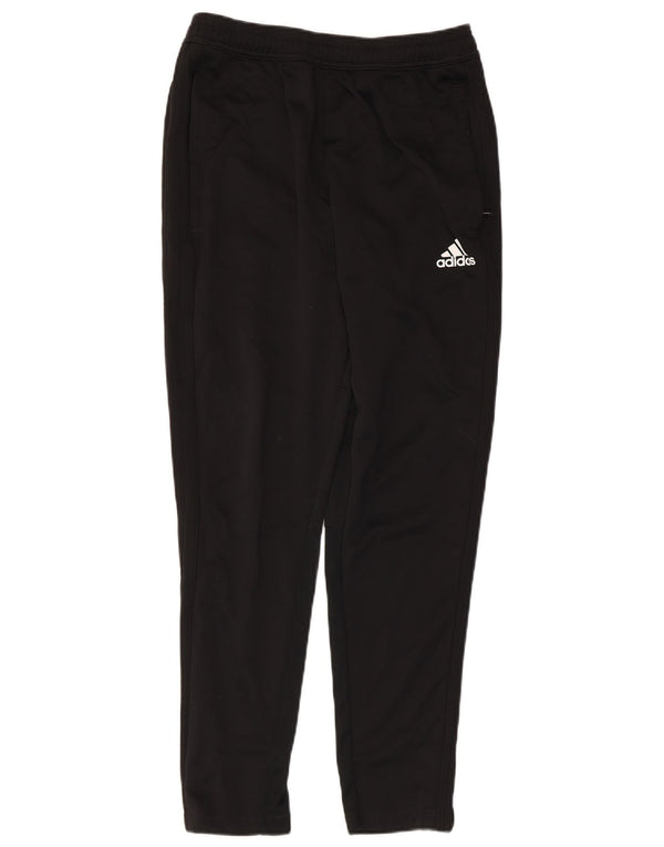 Męskie spodnie dresowe Adidas, średni czarny poliester