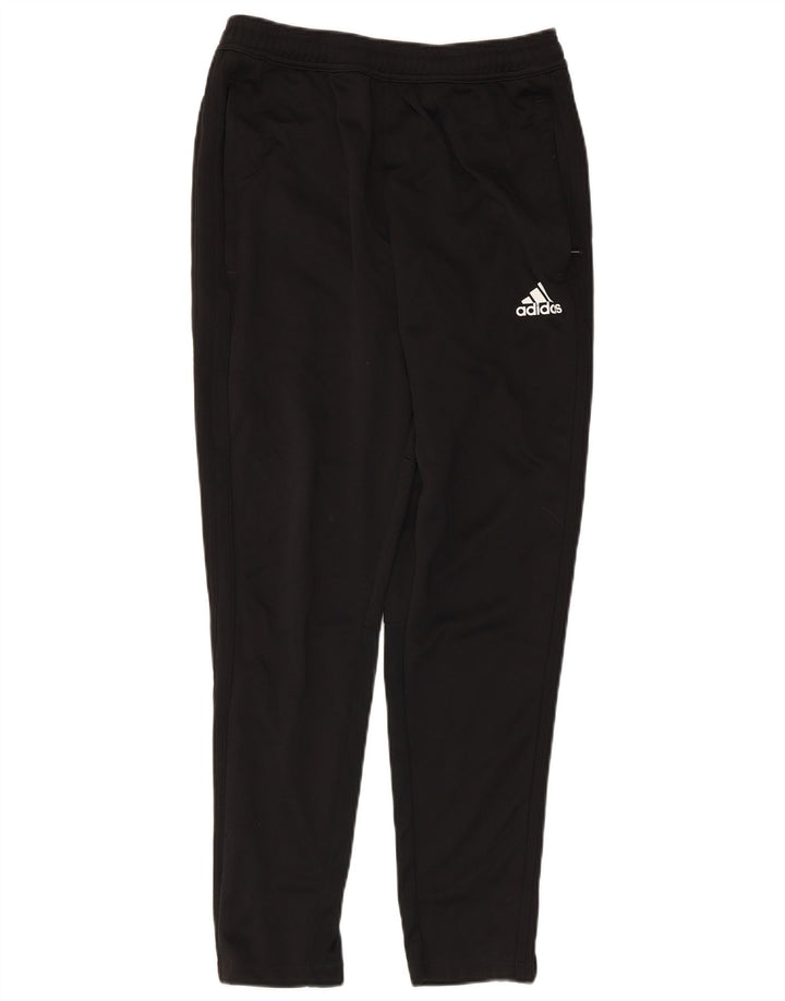 Męskie spodnie dresowe Adidas, średni czarny poliester