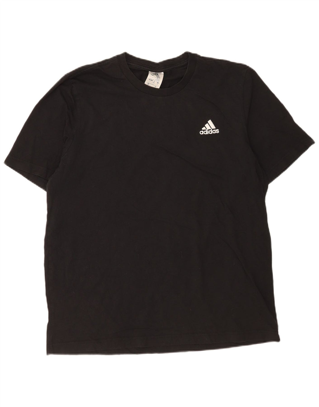 Adidas Męski T-shirt Top Duży Czarny Bawełniany