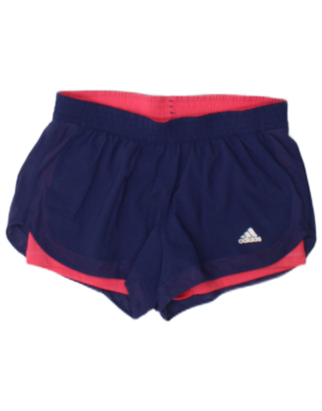 Spodenki sportowe Adidas damskie Climalite UK 10, małe, niebieskie, poliestrowe