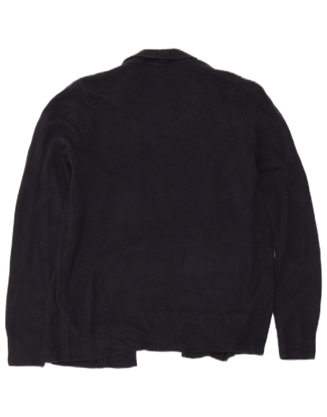Marks & Spencer Damski sweter rozpinany, mały, granatowy, akrylowy