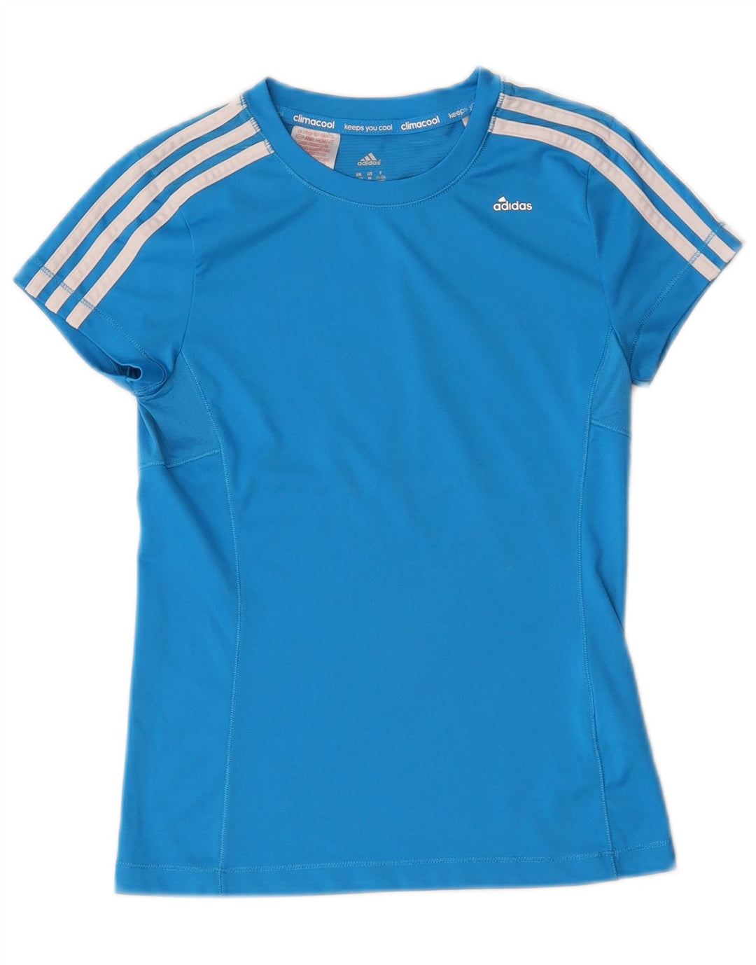 Adidas Chłopięca Koszulka Climacool Top 11-12 Lat Niebieski Poliester