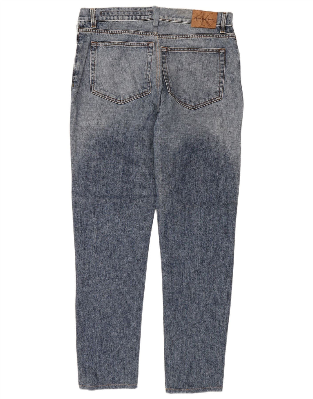 CALVIN KLEIN Męskie jeansy slim W36 L30 Niebieskie, bawełniane