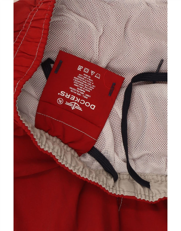 Męskie spodenki kąpielowe Dockers XL, czerwone, nylonowe