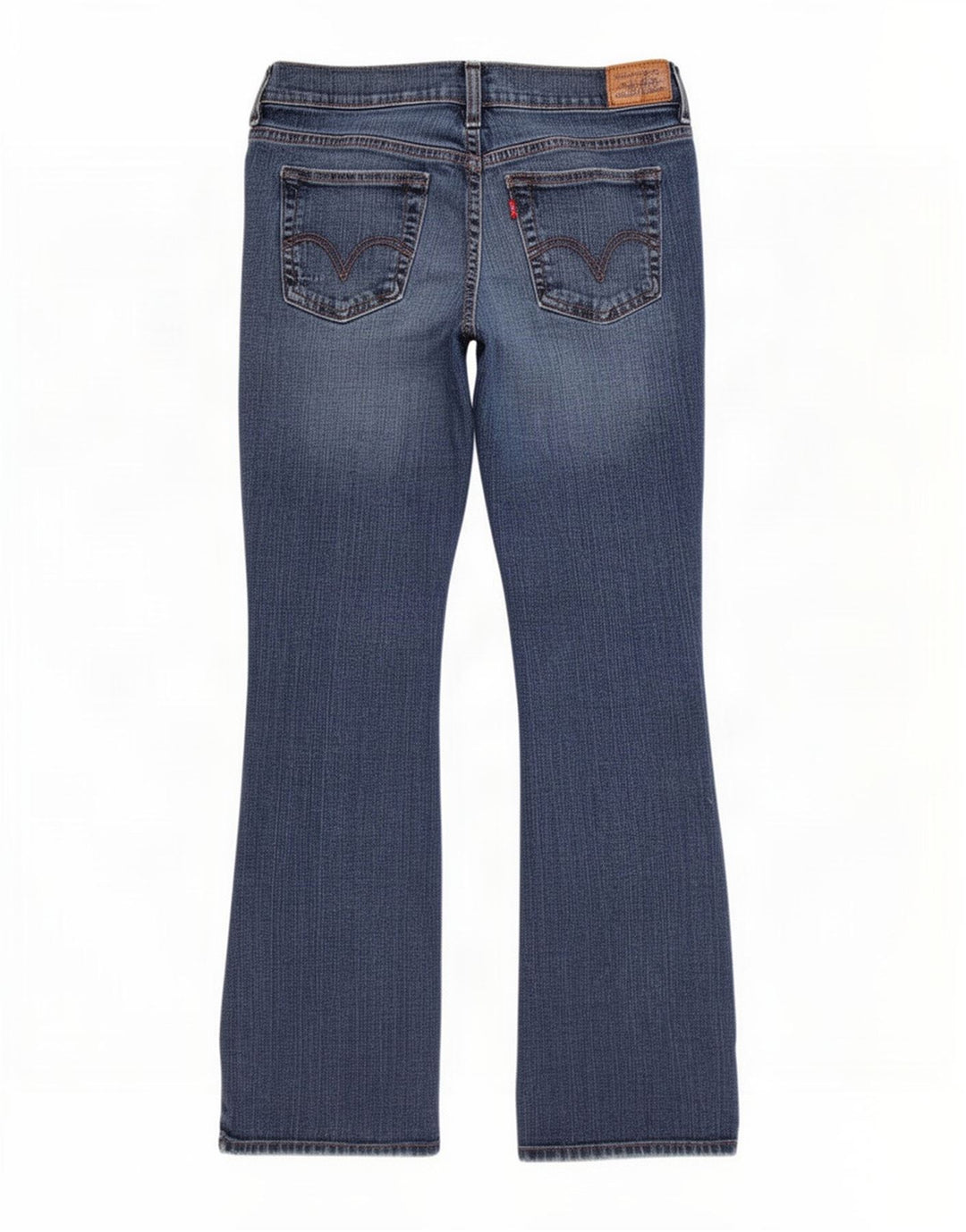 Damskie jeansy Levi's 515 Bootcut US 8 Medium W30 L31 Niebieska bawełna