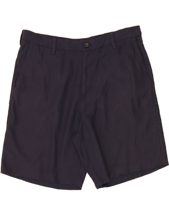 CHAPS Mens Chino Shorts W36 Large  Navy Blue Polyester Vintage Chaps and Second-Hand Chaps from Messina Hembry 