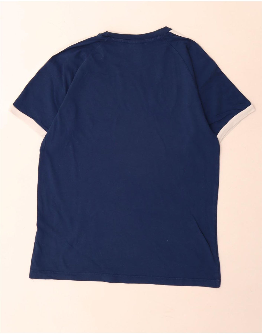 Adidas Męski T-Shirt Top Średni Granatowy Bawełniany