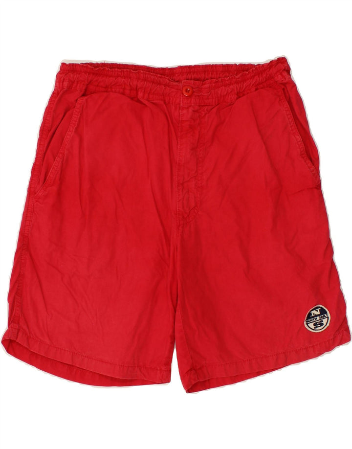 NORTH SAILS Mens Chino Shorts IT 46 Small W30  Red Cotton Vintage North Sails and Second-Hand North Sails from Messina Hembry 