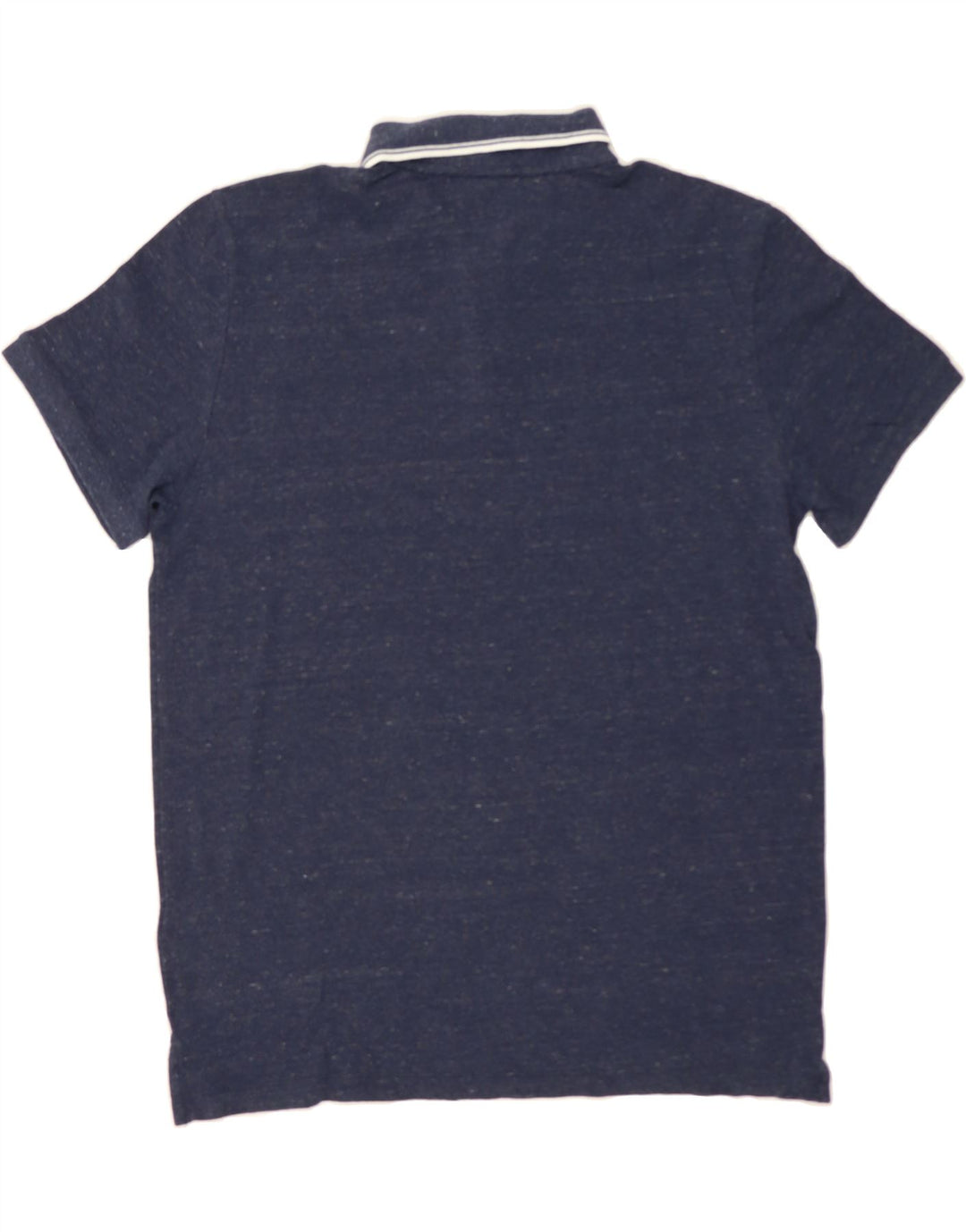 GAP Mens Polo Shirt Large Navy Blue Flecked Cotton Vintage Gap and Second-Hand Gap from Messina Hembry 