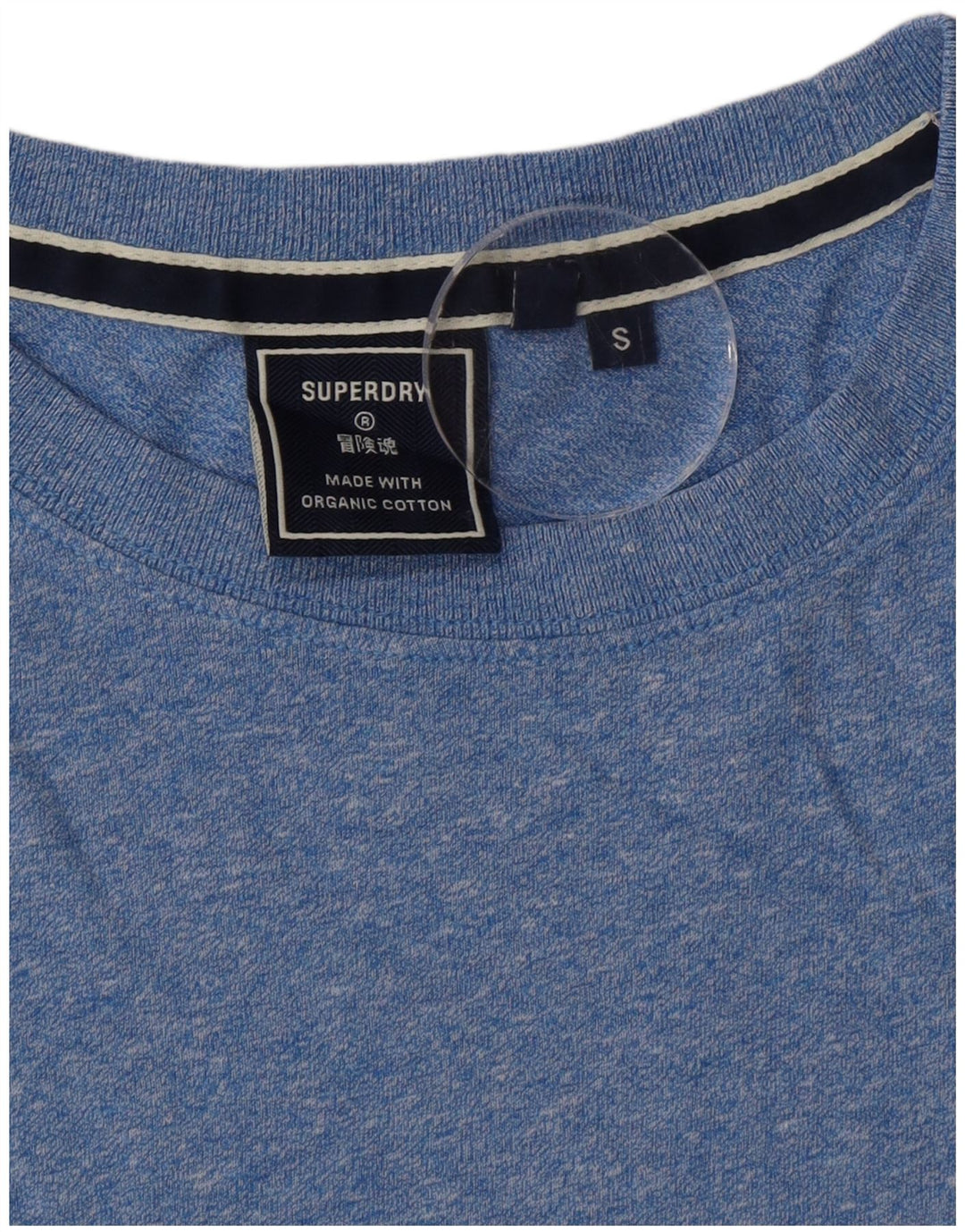 T-shirt męski Superdry, mały, niebieski, bawełniany