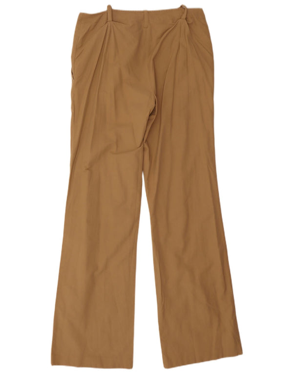 Damskie spodnie Chino Stefanel Bootcut IT 44 Medium W30 L32 Khaki Cotton