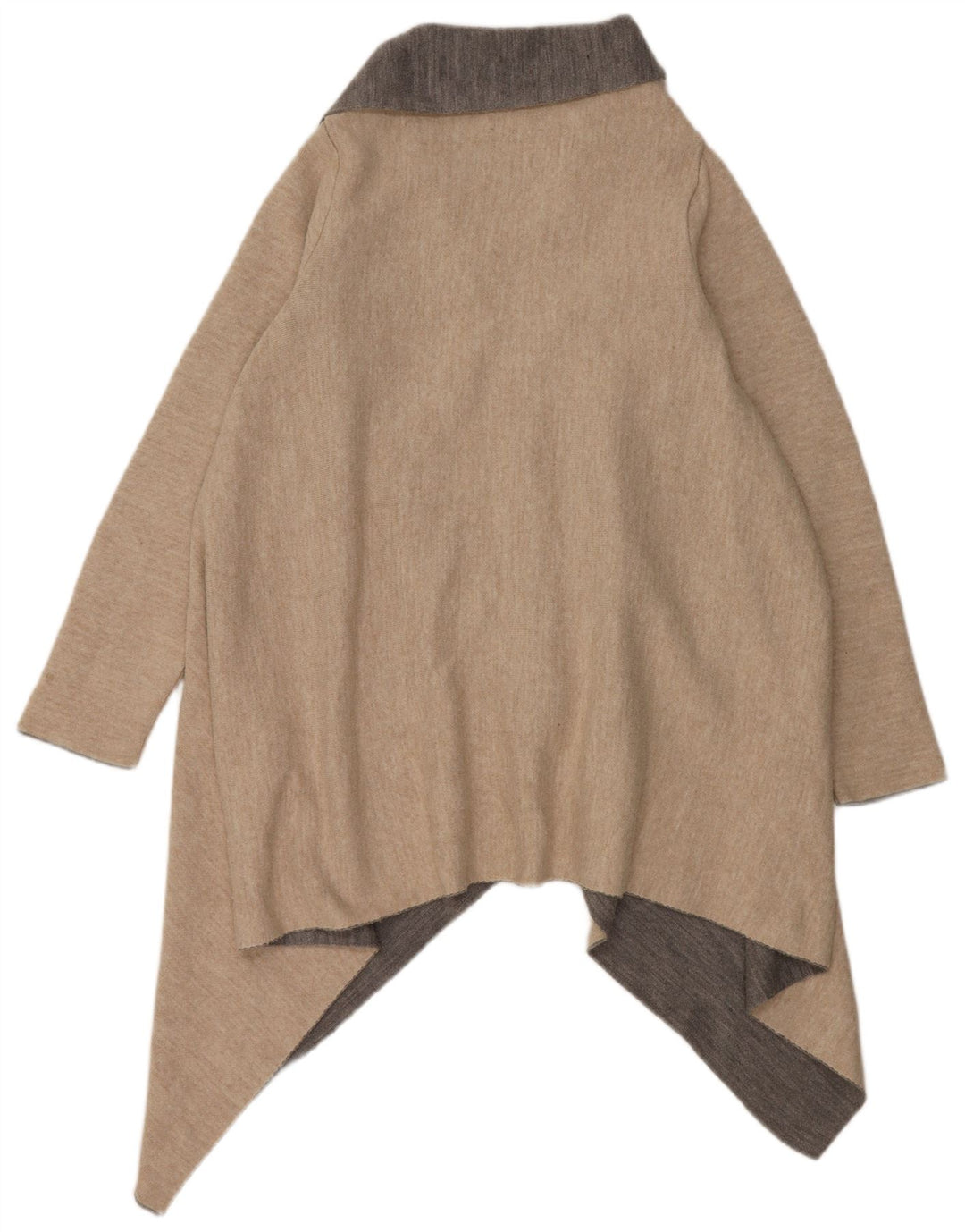 Asymetryczny sweter męski Zara UK 14 w kolorze średniego beżu