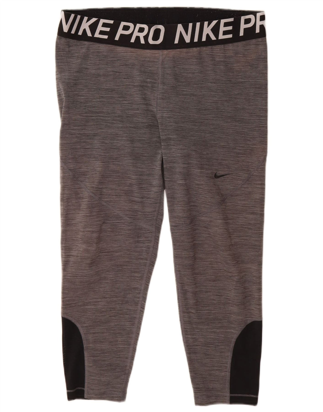 Damskie legginsy NIKE Dri Fit Graphic Capri UK 20 2XL Szary blok kolorów