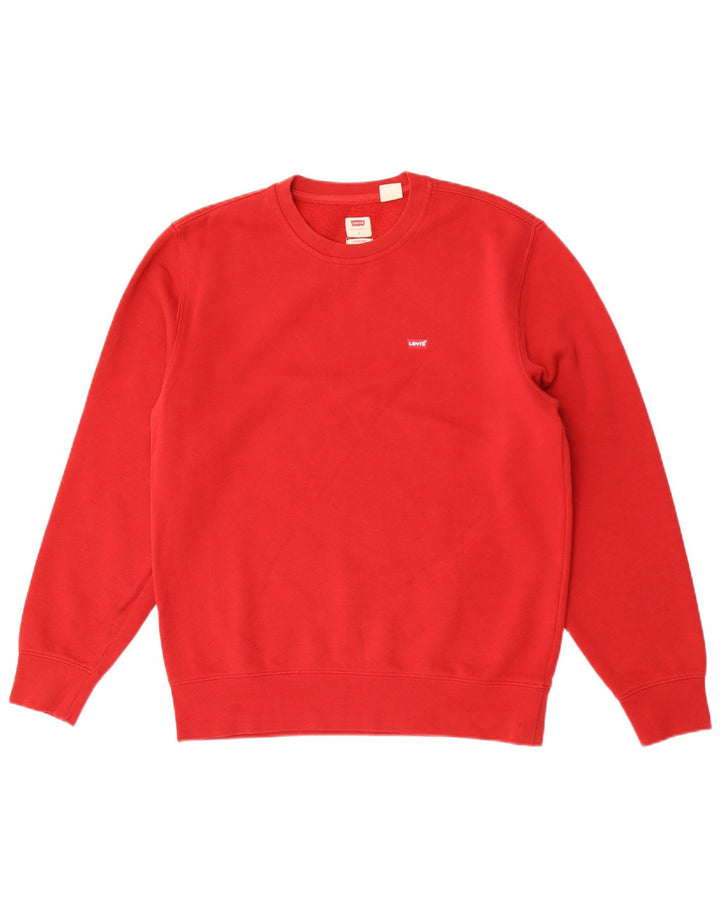 Męski sweter standardowy Levi's, mały, czerwony