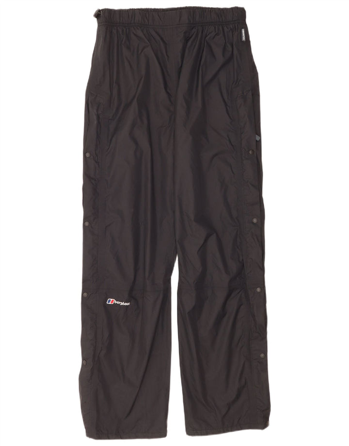 Wodoodporne spodnie damskie Berghaus Regular UK 16, duże, czarne, nylonowe