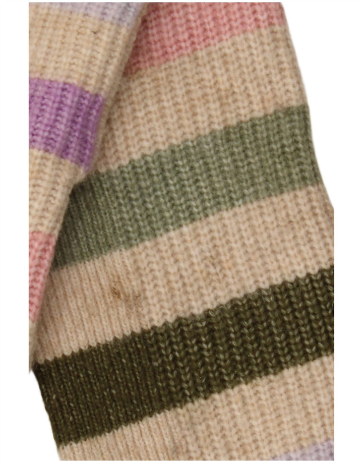 Marks & Spencer Damski sweter z dekoltem w kształcie litery V, UK 16, duży, wielokolorowy