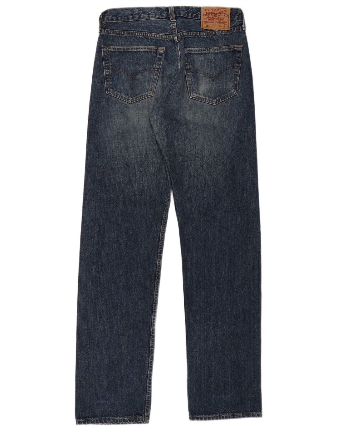 Męskie jeansy Levi's 501 Straight W32 L34 Niebieskie