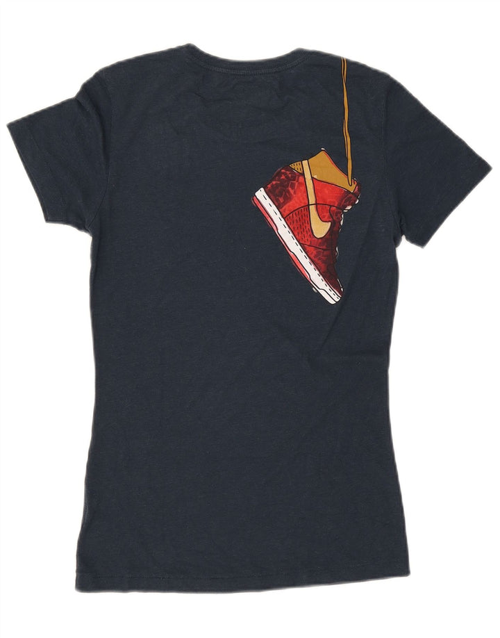 Męski T-shirt Nike Slim Fit z grafiką, mały, granatowy