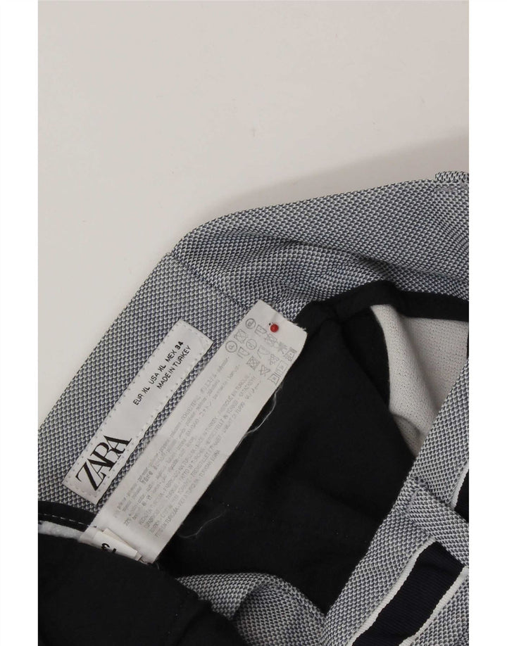 Męskie spodenki chino Zara XL W38 Niebieski poliester
