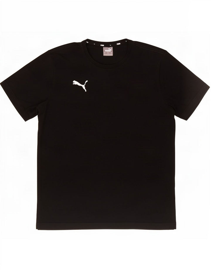 T-shirt męski Puma, duży, czarny, bawełniany