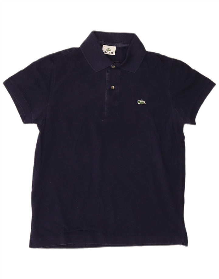 Męska koszulka polo LACOSTE, rozmiar 3, mała, granatowa, bawełniana