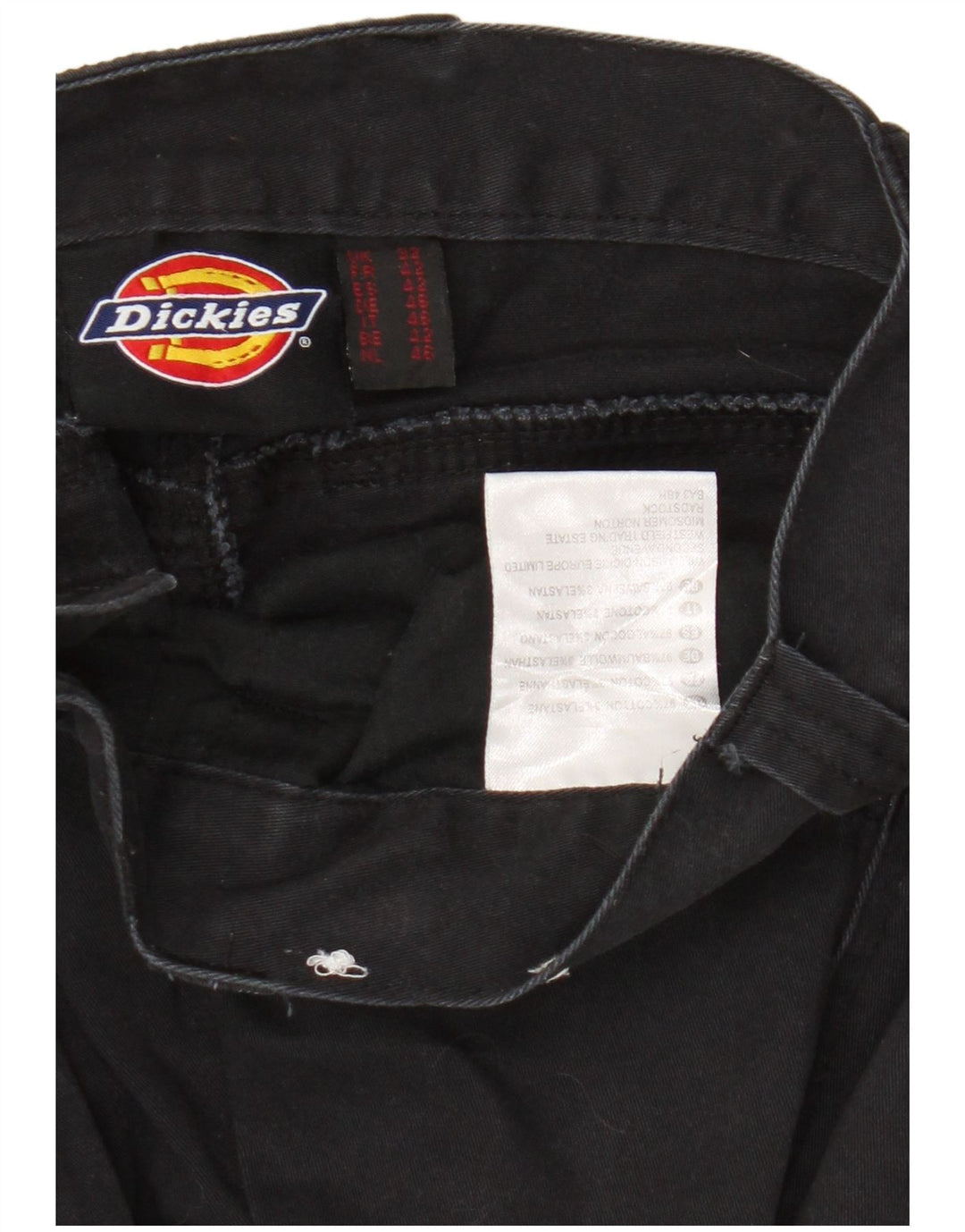 Męskie spodenki cargo Dickies W32, średnia czarna bawełna
