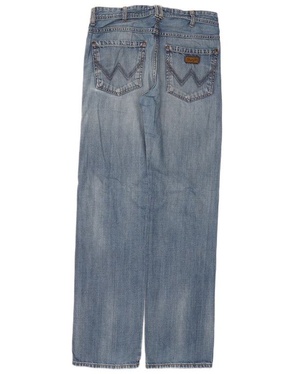 Męskie jeansy WRANGLER Clyde Straight W30 L34 Niebieskie, bawełniane