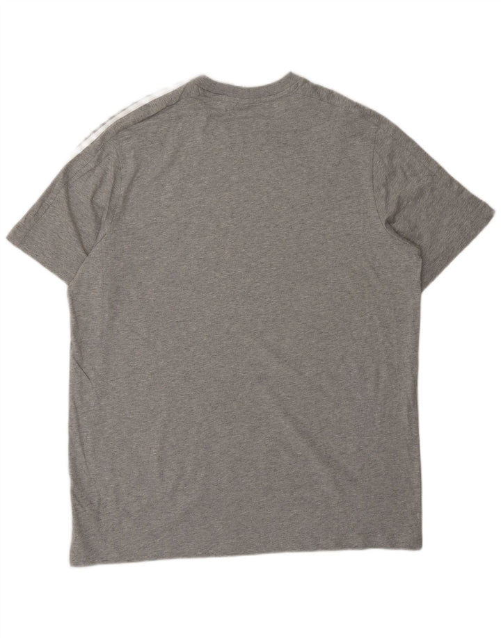 Koszulka męska Adidas XL szara, bawełna
