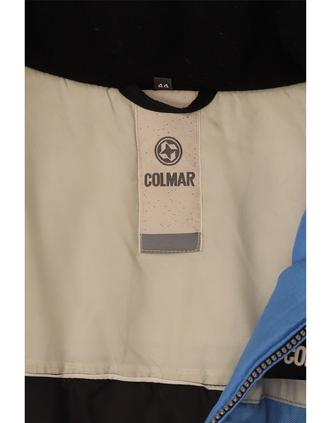 Damska kurtka narciarska z kapturem Colmar IT 44 w kolorze średnioniebieskim