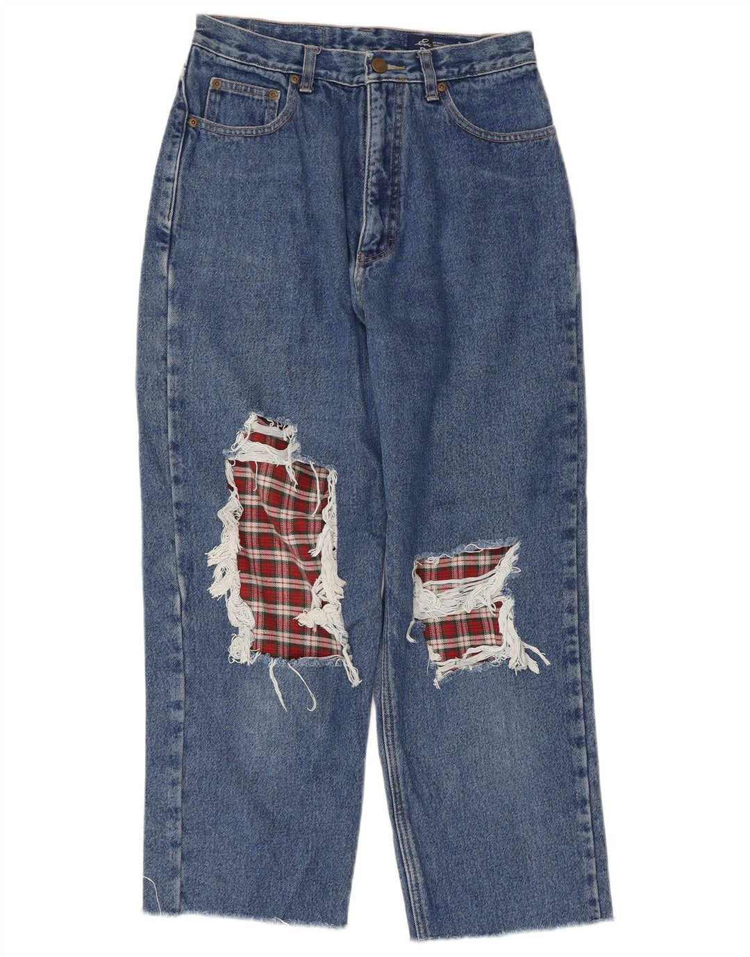 Damskie jeansy Eddie Bauer z wysokim stanem US 8 Medium W28 L24 Niebieskie