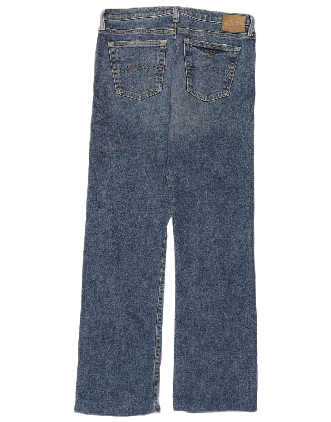 Męskie jeansy Bootcut Armani W30 L29 Niebieskie bawełniane