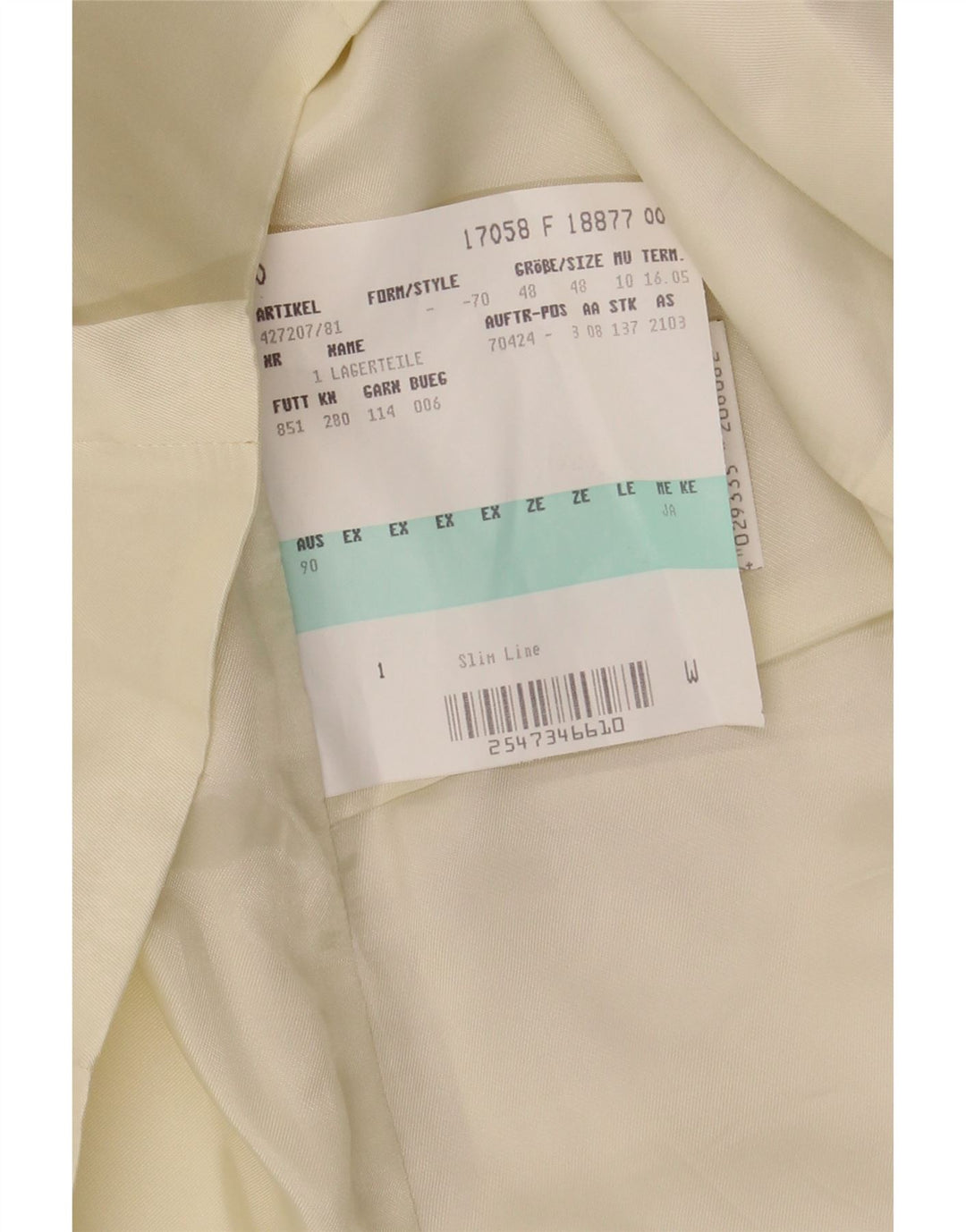 WILVORST Mens Waistcoat IT 48 Small Off White Paisley Viscose Vintage Wilvorst and Second-Hand Wilvorst from Messina Hembry 