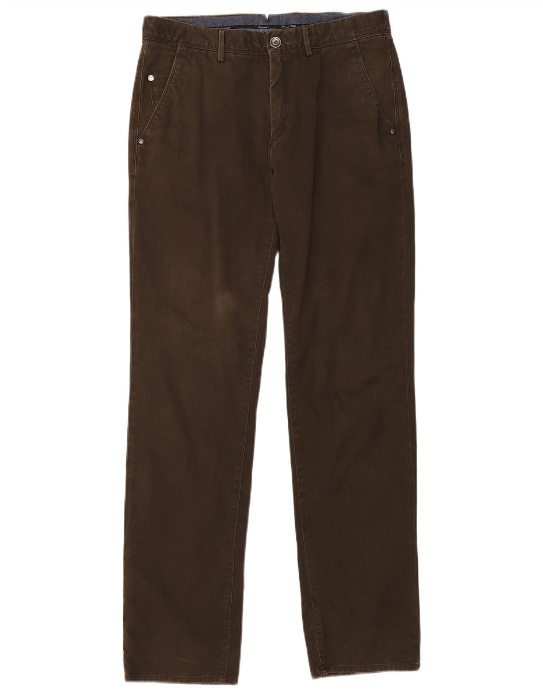 Męskie proste spodnie chino MASSIMO DUTTI EU 40 Medium W31 L32 brązowe