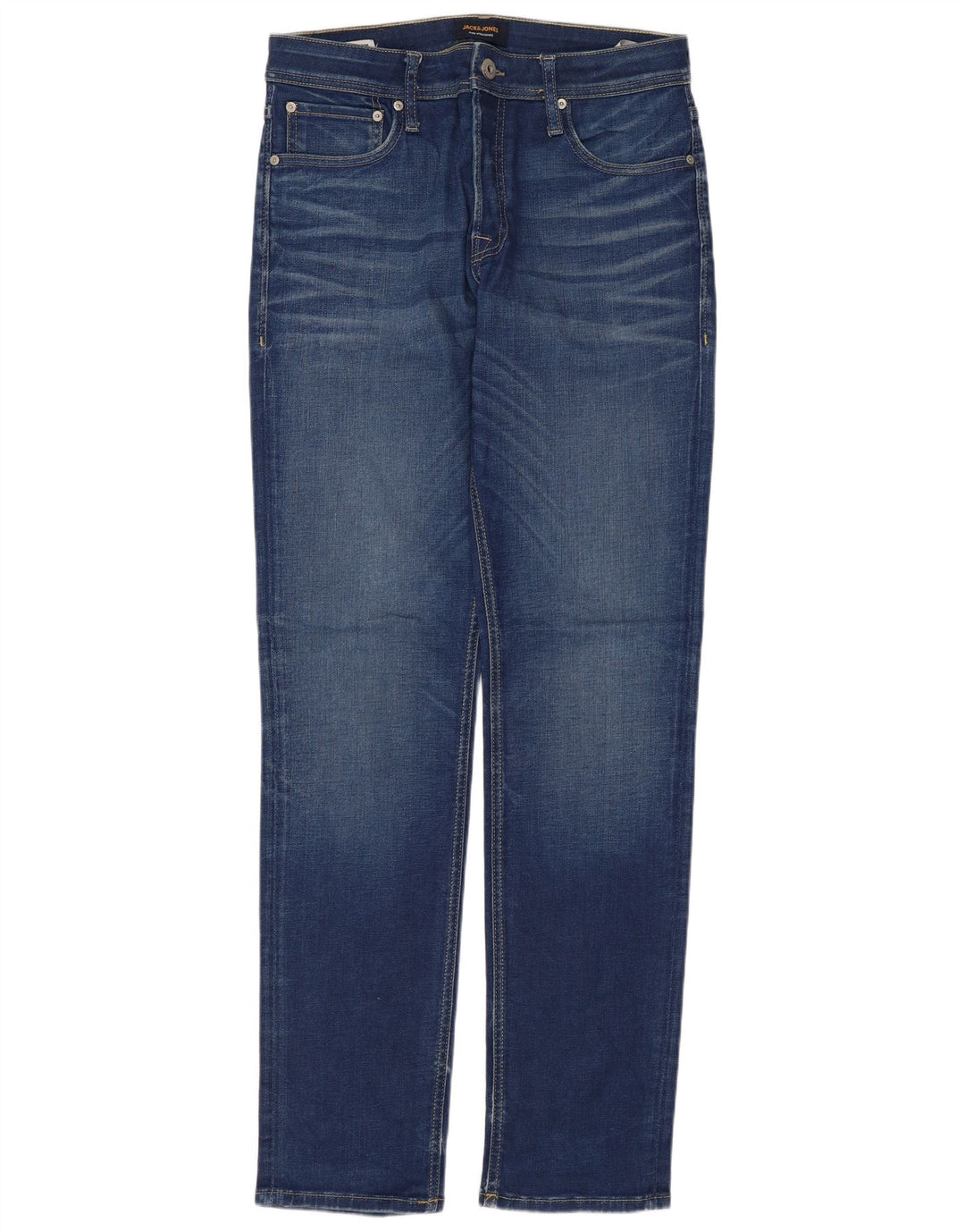 Męskie jeansy typu slim Jack & Jones W32 L34 Niebieskie, bawełniane