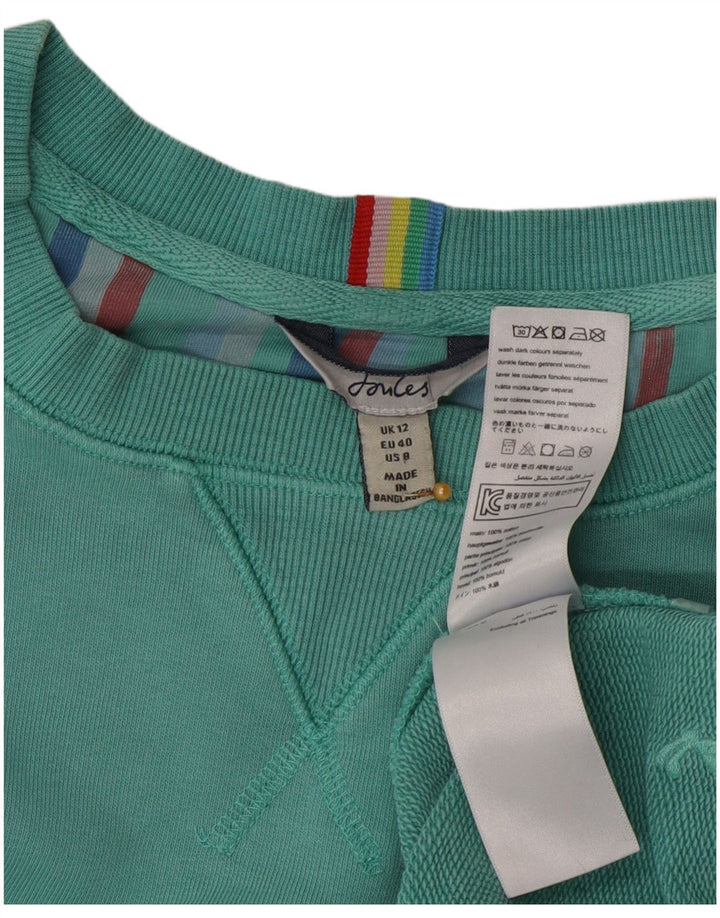 Damska bluza oversize Joules UK 12, średnia zielona bawełna