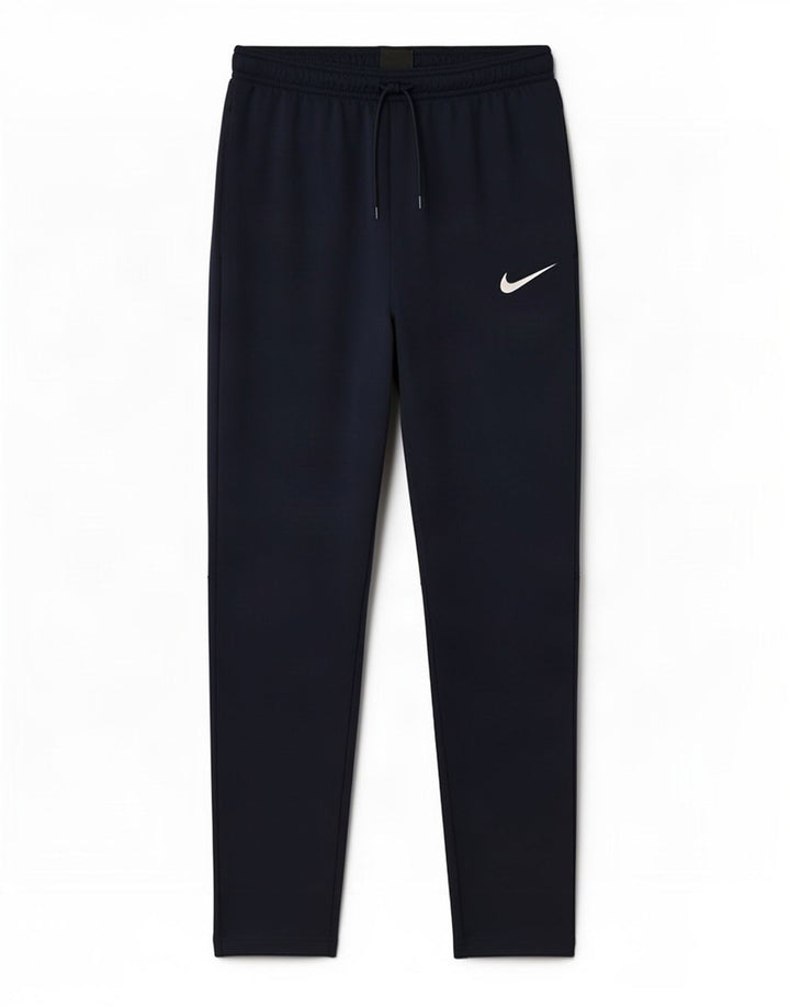 Męskie spodnie dresowe Nike Dri Fit, średni granatowy poliester