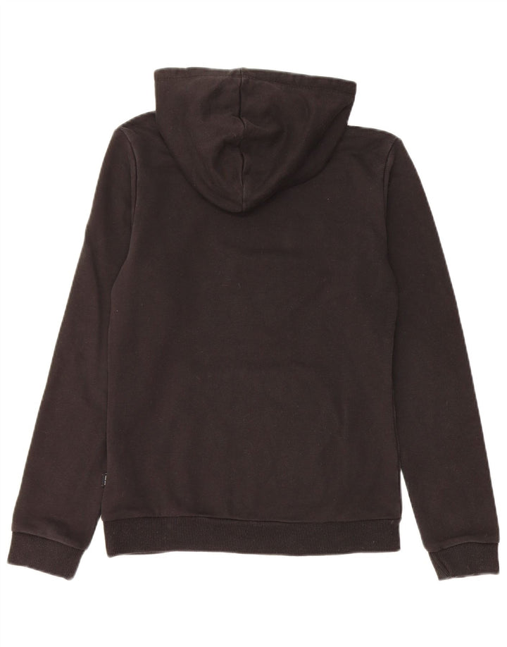 Dziewczęcy sweter z kapturem i grafiką PUMA, 13-14 lat, czarna bawełna