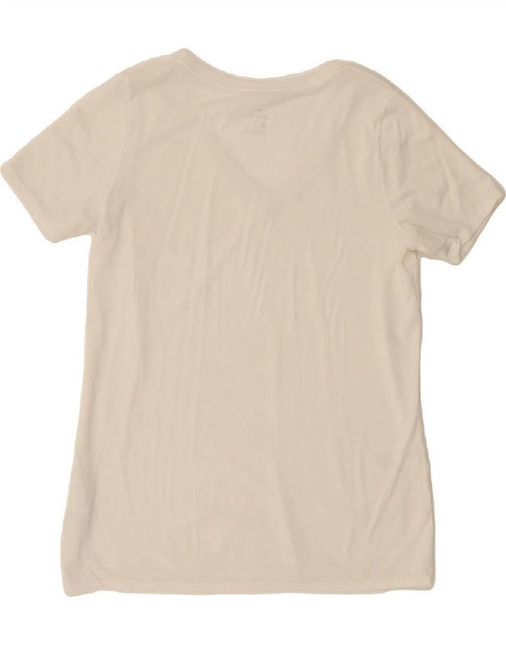 NIKE Womens Dri Fit T-Shirt Top UK 14 Large White Polyester Vintage Nike and Second-Hand Nike from Messina Hembry 