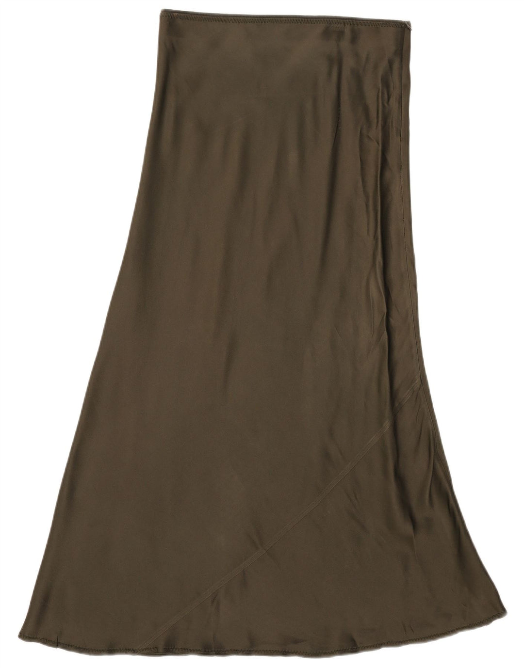 Spódnica maxi z wysokim stanem Zara, średnia W28 khaki