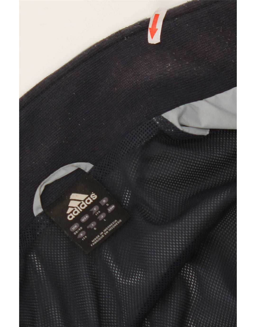 Adidas Męska bluza dresowa Top Jacket UK 38/40 Średni granatowy kolor blokowy