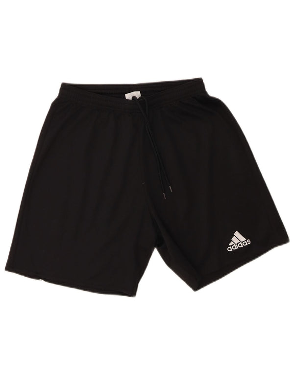 Chłopięce spodenki sportowe Adidas Climalite 9-10 lat, małe, czarne, poliestrowe