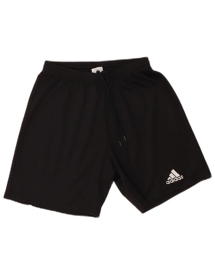 Chłopięce spodenki sportowe Adidas Climalite 9-10 lat, małe, czarne, poliestrowe