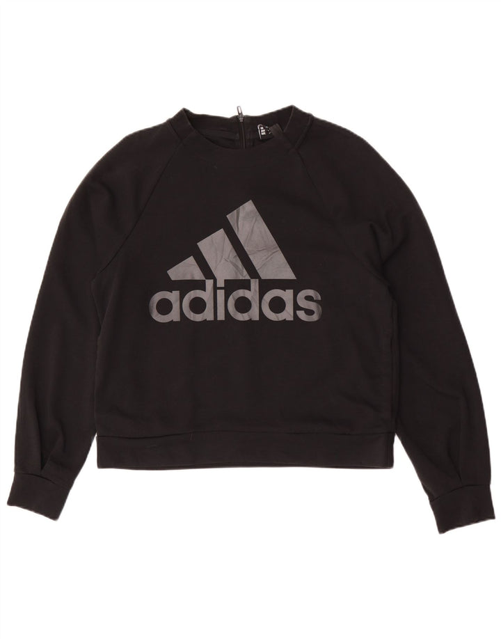 Damska bluza Adidas Graphic Oversized Sweter UK 10 Small Black