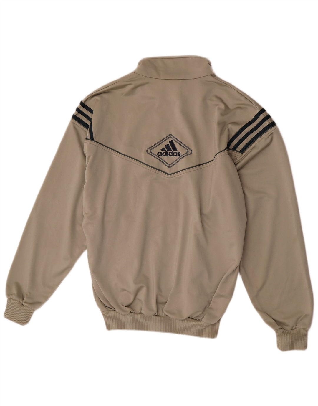 Męska bluza dresowa Adidas UK 38/40 Średni szary poliester z blokami kolorów