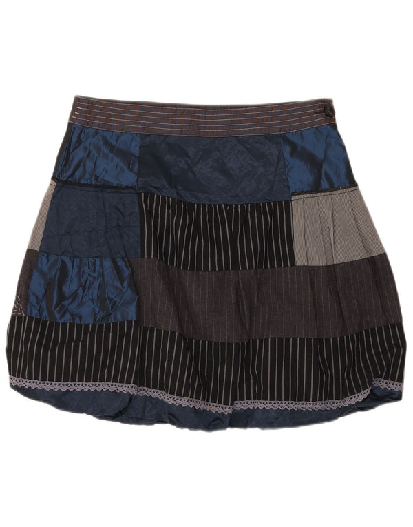 DESIGUAL Damska spódnica bąbelkowa EU 40 Medium W32 Wielobarwny patchwork