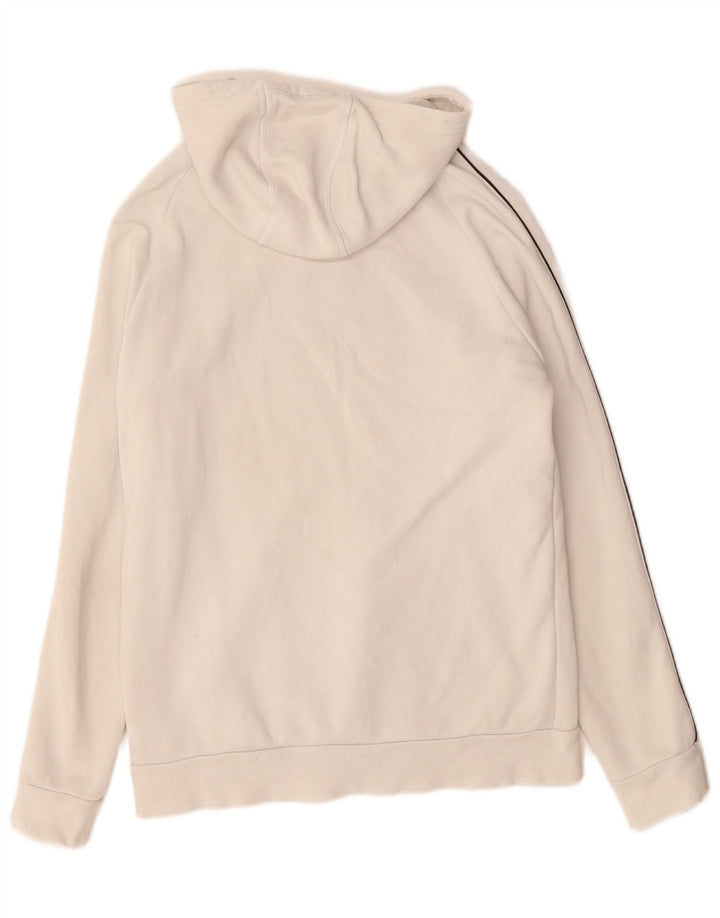 Chłopięcy sweter z kapturem ADIDAS 15-16 lat, biała bawełna