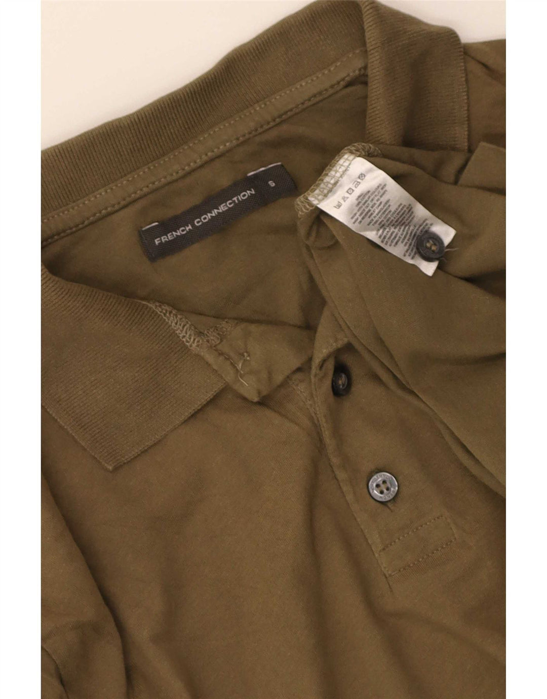 Męska ocieplana kurtka French Connection, mała, bawełniana khaki