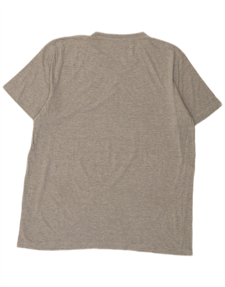T-shirt męski Kappa Top 3XL, szara bawełna