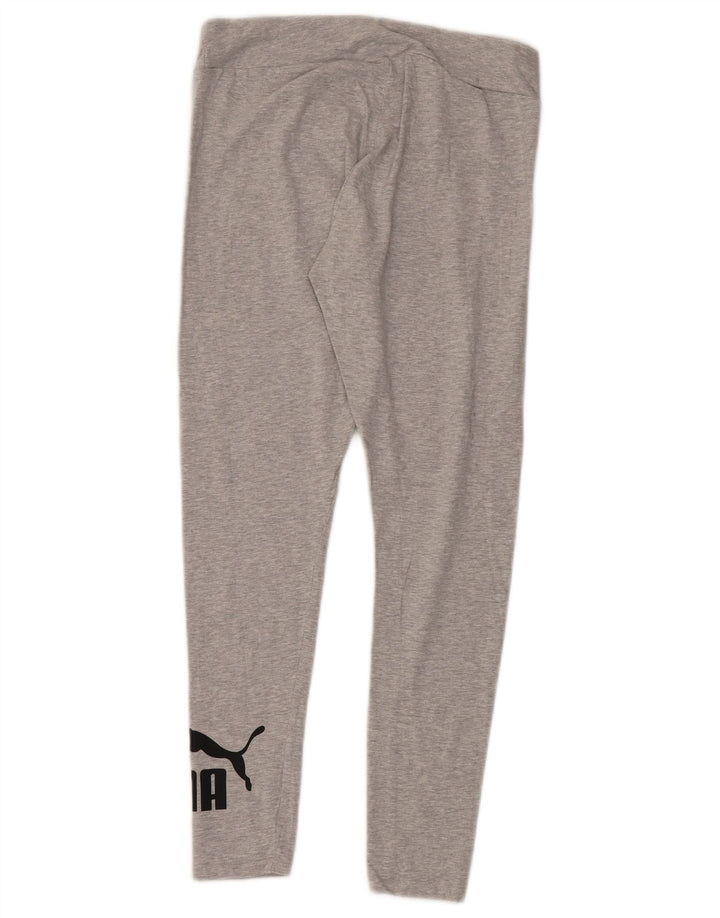 Damskie legginsy Puma Graphic UK 14 Średnioszare, bawełniane