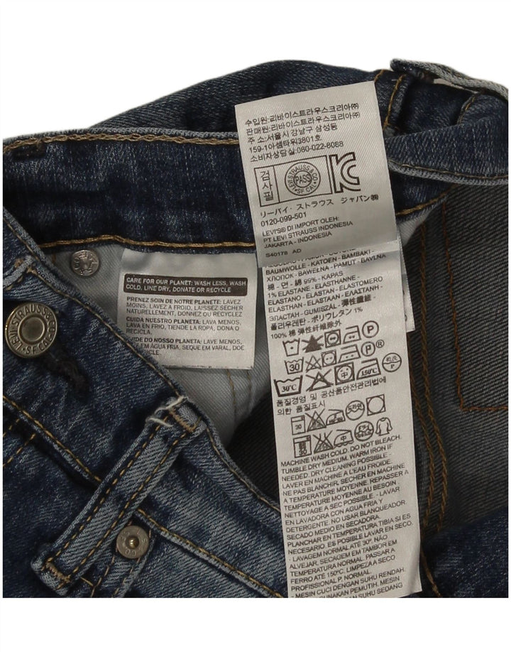 Męskie jeansy Levi's 511 Slim W32 L34 Niebieska bawełna